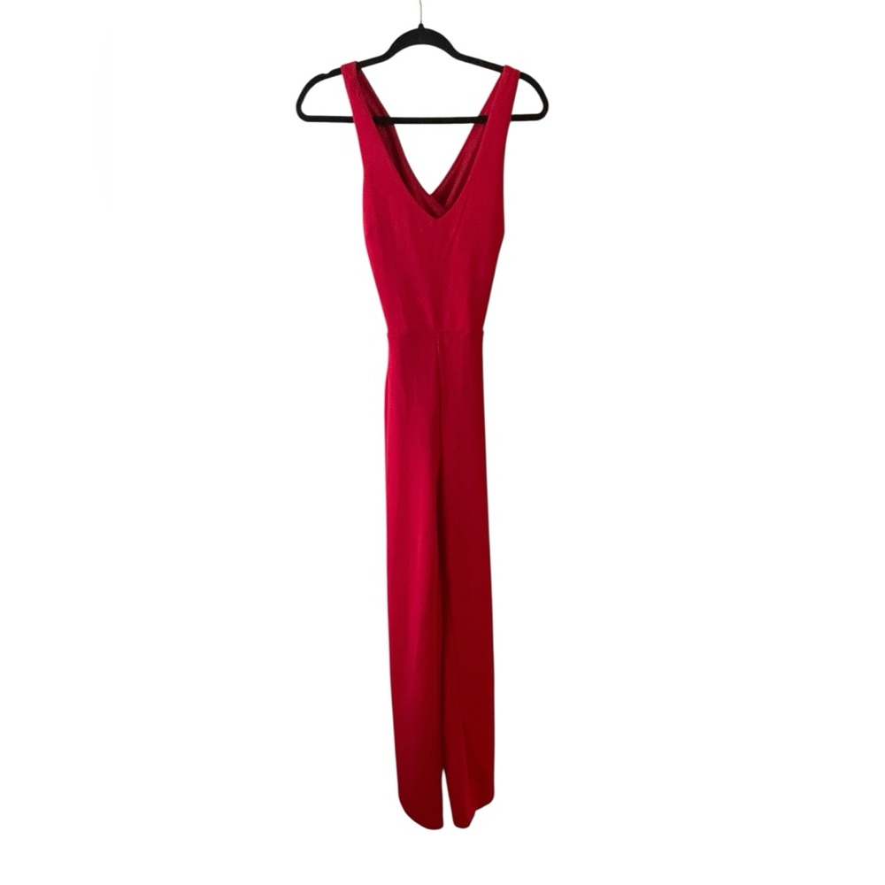 Elegant Red Jumpsuit